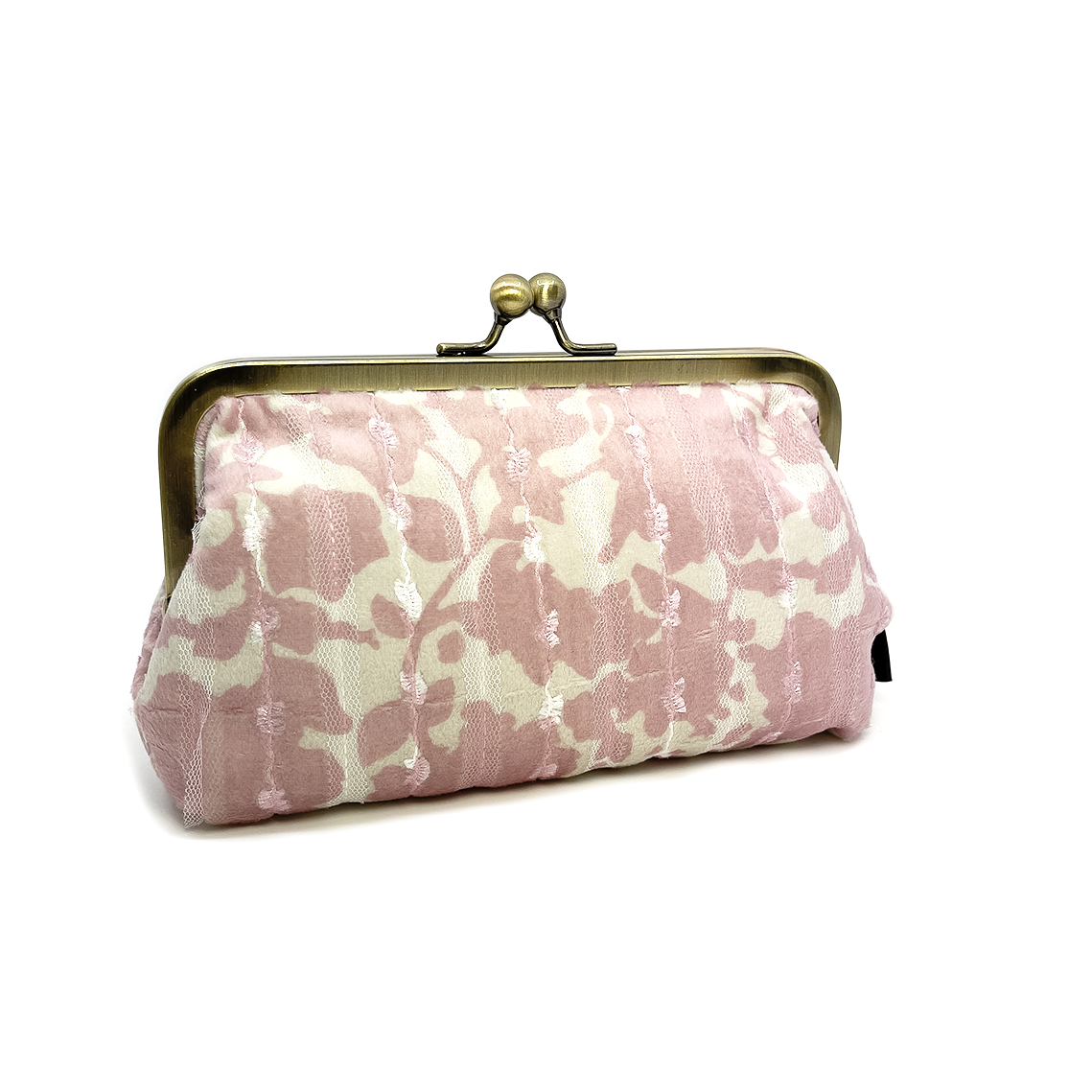 PIPOL Flores Metal Frame Pink – Blommig necessär i sammet