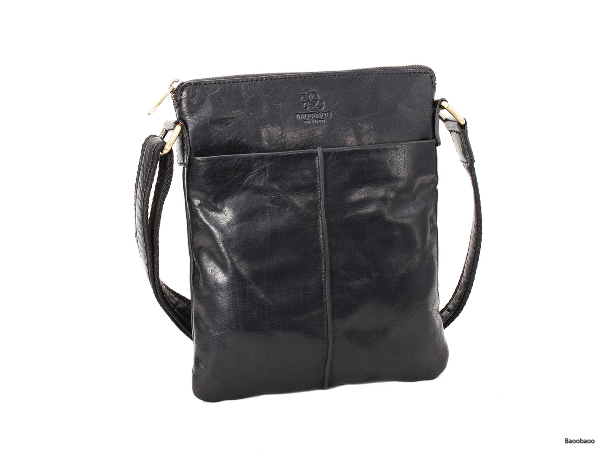 BaooBaoo Shoulderbag – Axelremsväska S – Svart