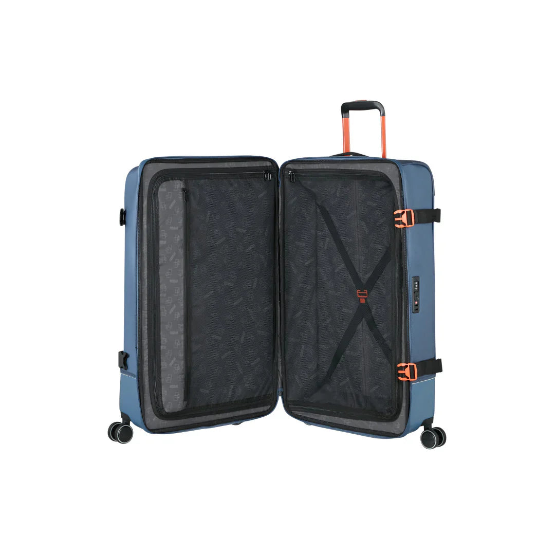 American Tourister Urban Track Spinner L Stor Resväska 79cm – Navy/Orange