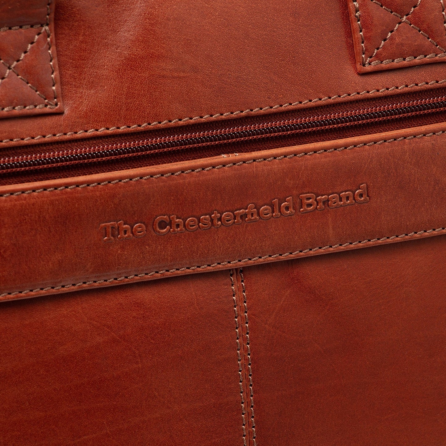The Chesterfield Brand Iseo Datorväska 15" - Cognac