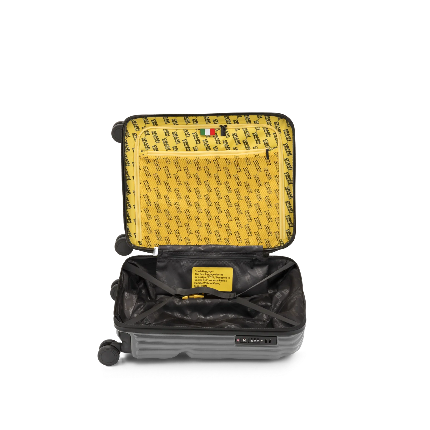 Crash Baggage Stripe Kabinväska 55 cm – Rökgrå