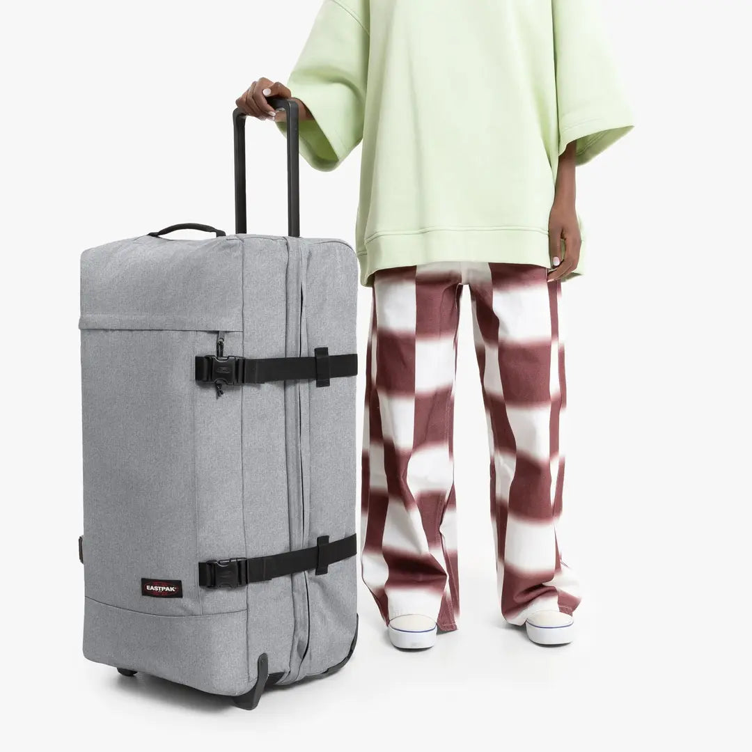 Eastpak Tranverz M - Grå Mellanstor Resväska 67cm