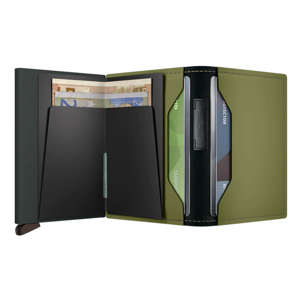 Secrid Matte Bandplånbok 10 cm - Khaki