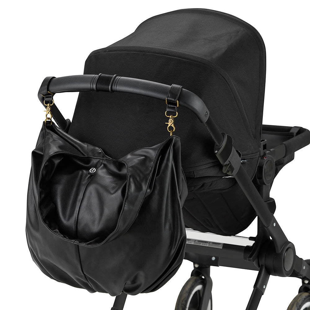 Elodie - Skötväska Draped Tote - Svart