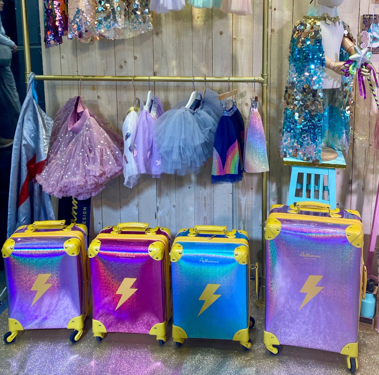 Pellianni Lightning L barnresväska 19" Blå