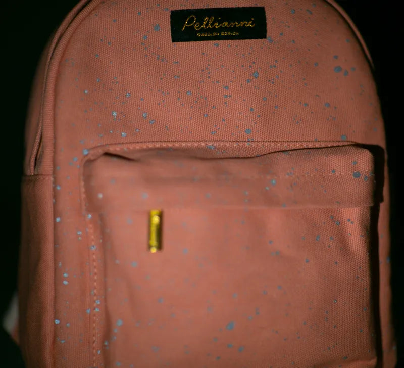 Pellianni Spotted ryggsäck 28cm Peach