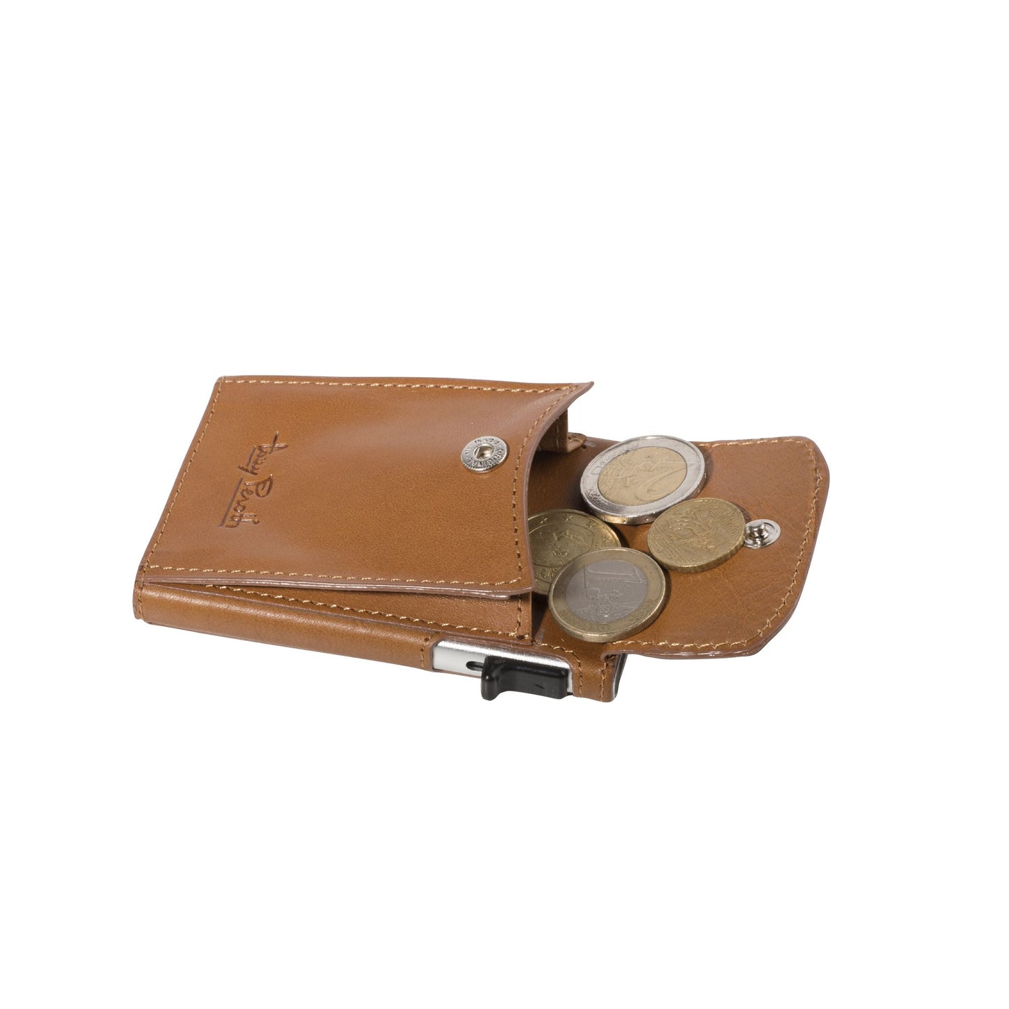 Tony Perotti Vegetale Slim Korthållare med Myntficka 9,7 cm Miele