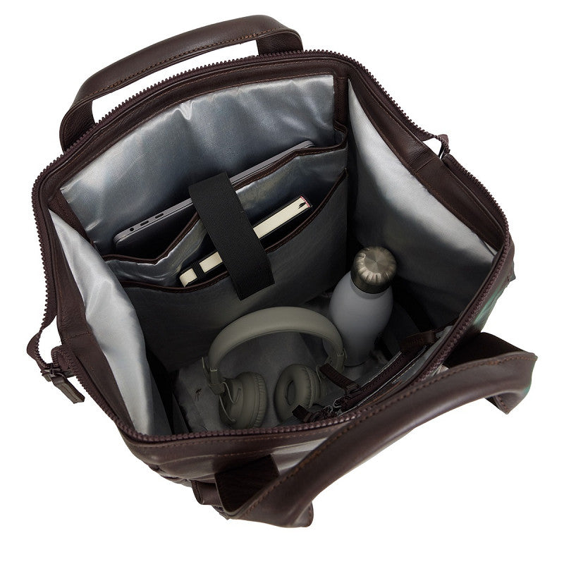 New Rebels Obsidian Tremont Ryggsäck i Läder – Brun