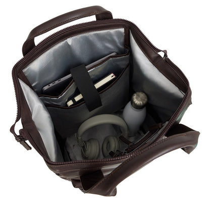 New Rebels Obsidian Tremont Ryggsäck i Läder – Brun