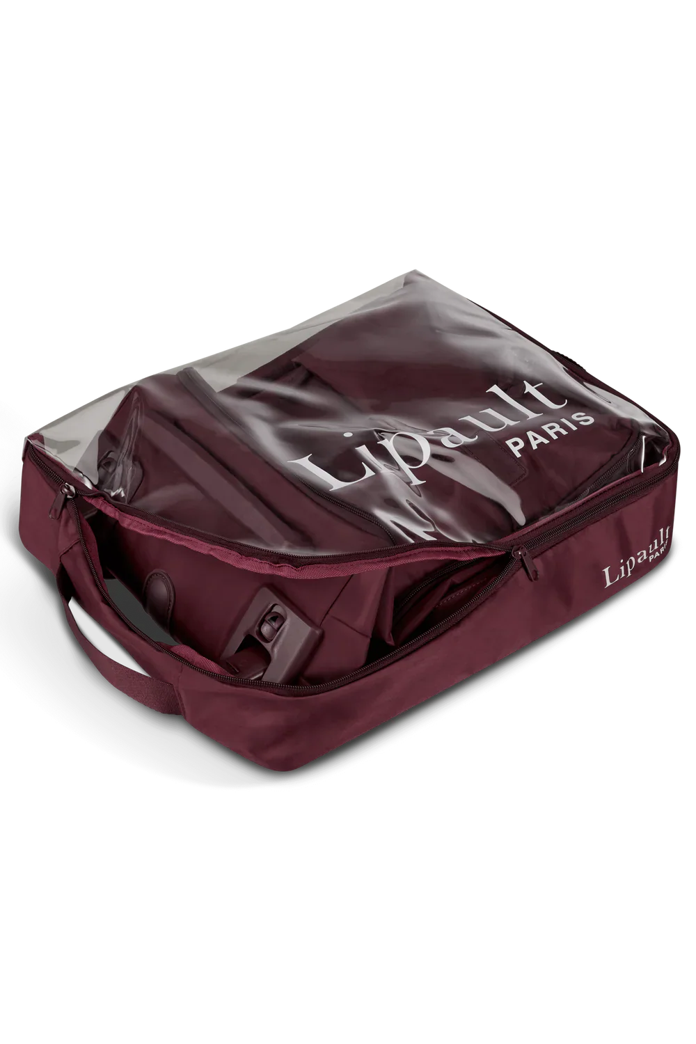 Lipault Foldable Plume Mini kabinväska 45 cm - Bordeaux
