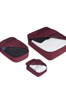 Lipault Accessoarer Packkuber 3-set - Bordeaux