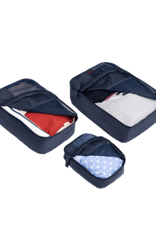Lipault Accessoarer Packkuber 3-set - Navy