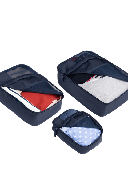Lipault Accessoarer Packkuber 3-set - Navy