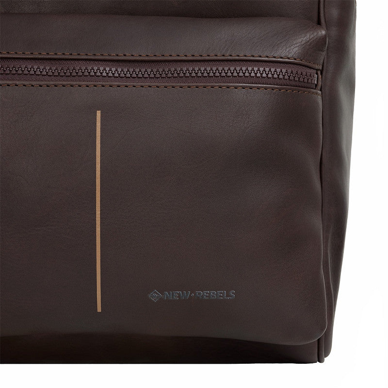New Rebels Obsidian Tremont Ryggsäck i Läder – Brun
