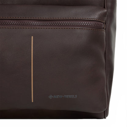New Rebels Obsidian Tremont Ryggsäck i Läder – Brun