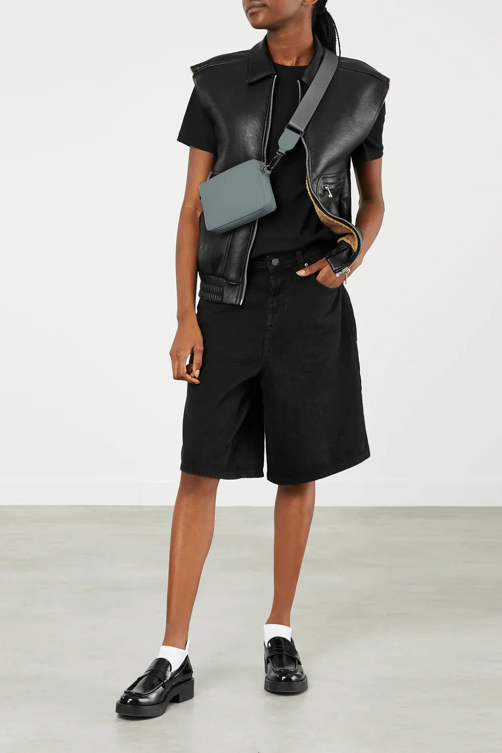 Lipault Lost In Berlin Crossbody 17cm - Cement Storm