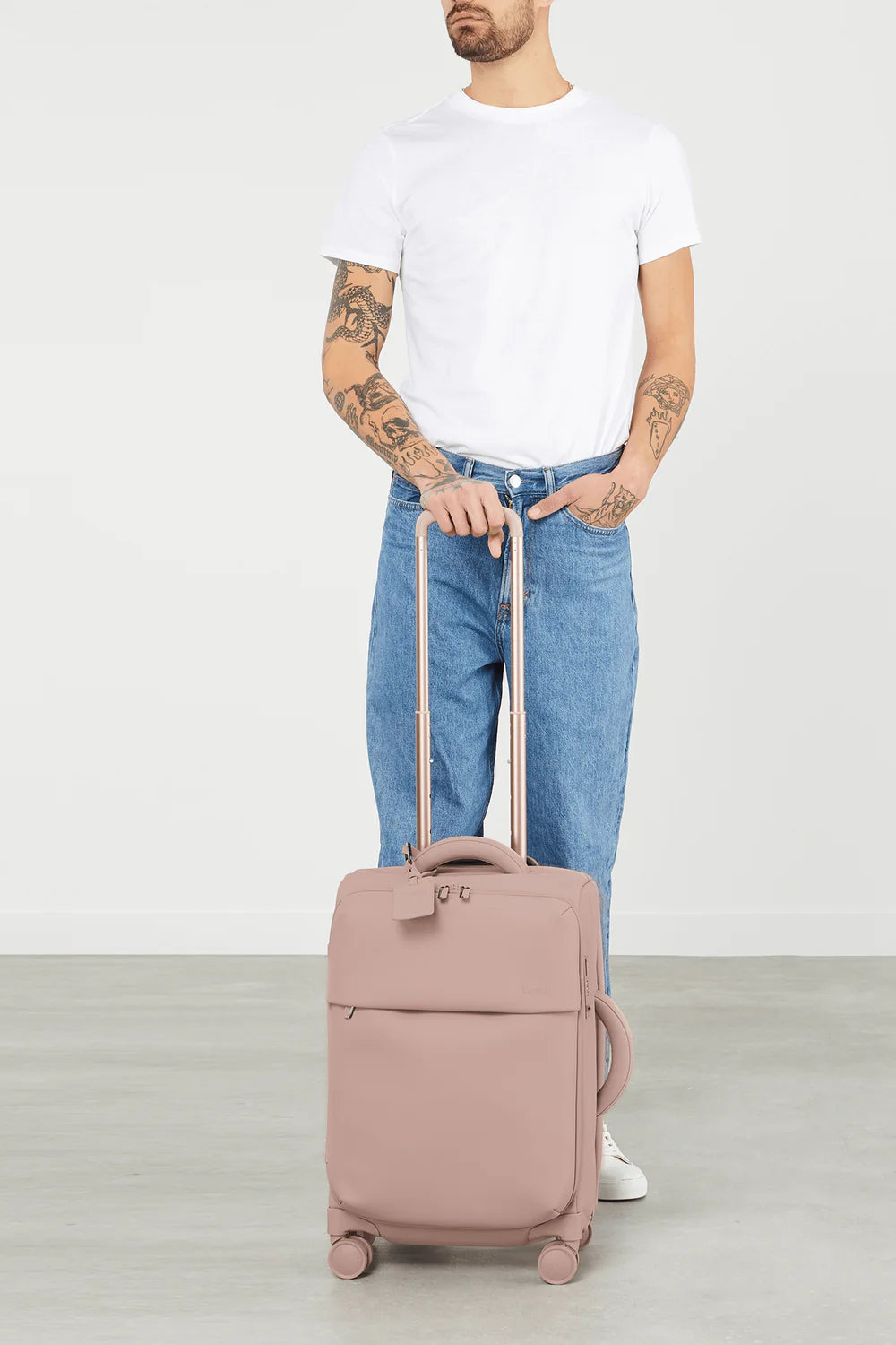 Lipault Lost In Berlin – Kabinväska 55cm - Rosé Quartz