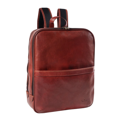 Tony Perotti Vegetale Leather Datorryggsäck 15" Mörkbrun