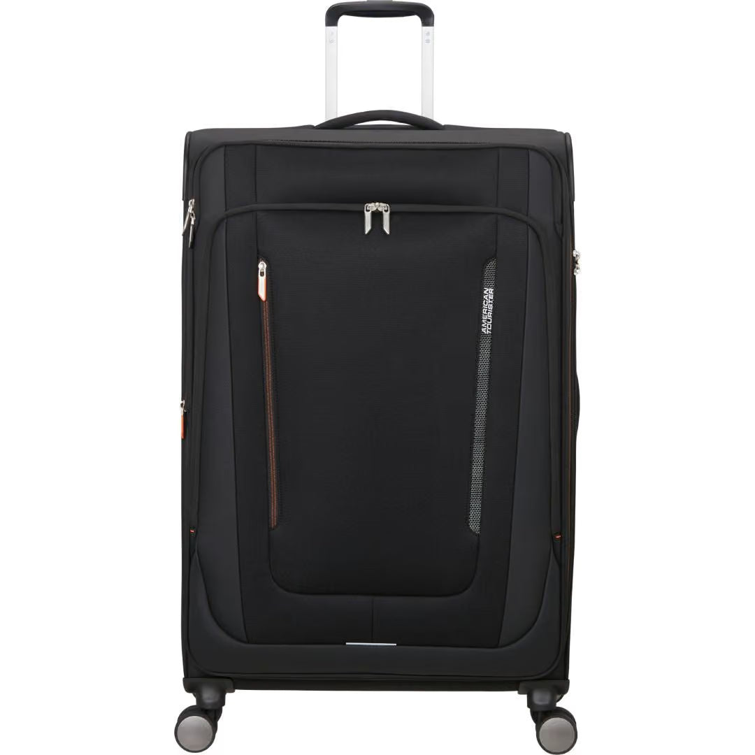 American Tourister Wanderlite - Svart Stor Resväska 79cm