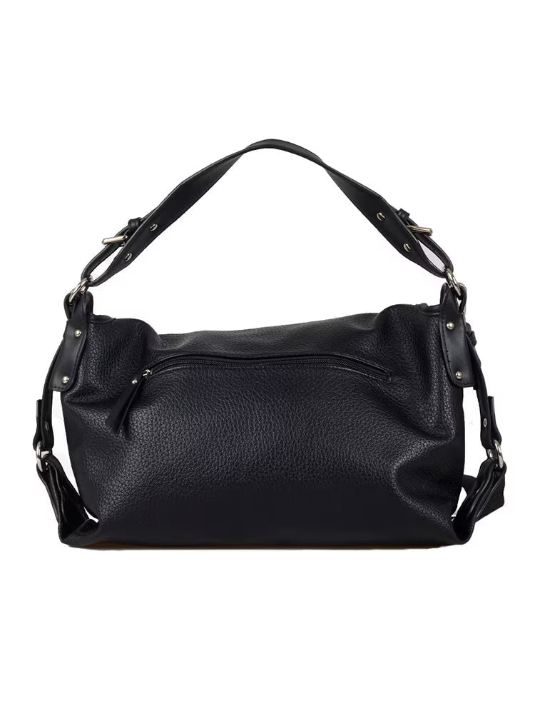 Ulrika Design Recycled PU 2.0 – Handväska 37cm – Svart
