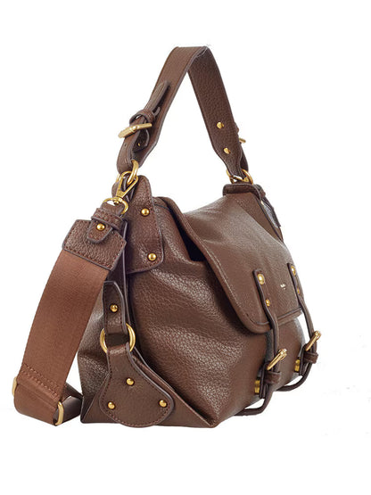 Ulrika Design Recycled PU 2.0 – Handväska 37cm – Brun