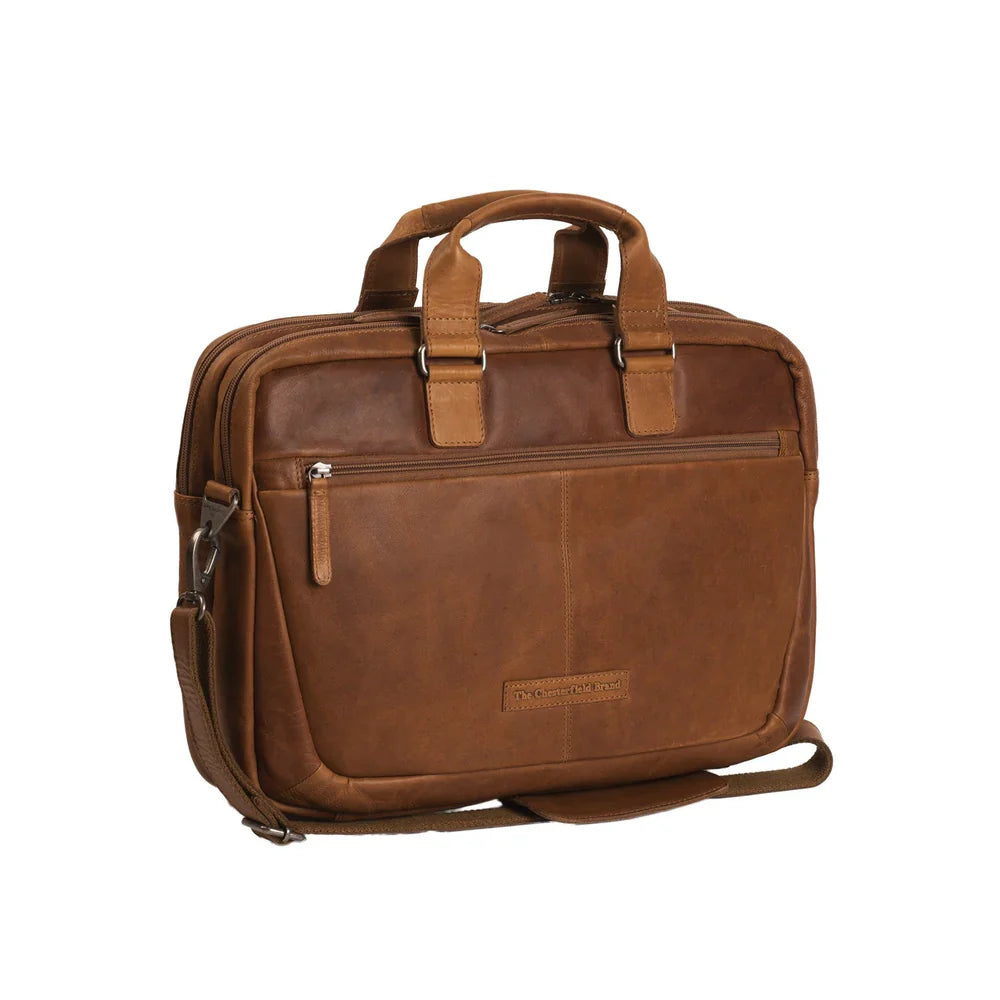 The Chesterfield Brand Seth – Datorportfölj 15" – Cognac