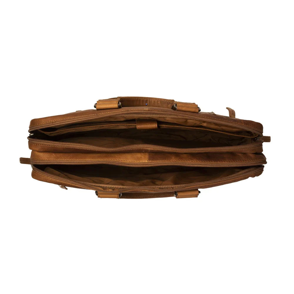 The Chesterfield Brand Seth – Datorportfölj 15" – Cognac