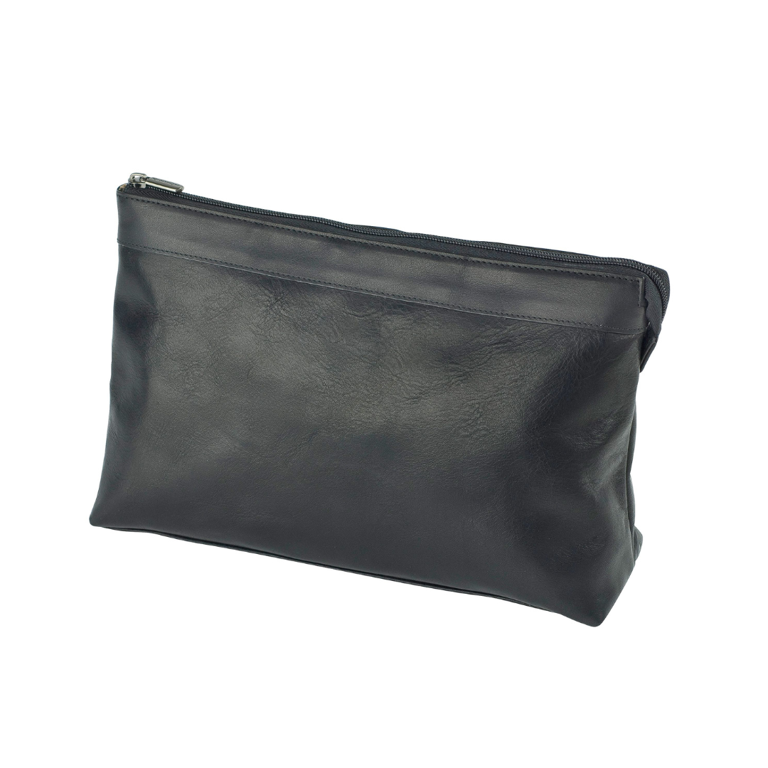 Tony Perotti Vegetale Leather Necessär 27 cm Svart