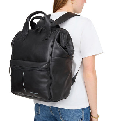 New Rebels Obsidian Tremont Ryggsäck i Läder – Svart