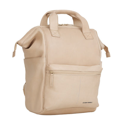 New Rebels Obsidian Tremont Ryggsäck i Läder – beige