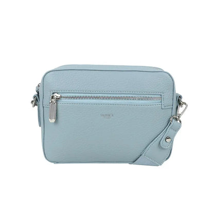 Ulrika Design Bar Zipper - Ljusblå Axelväska 21cm