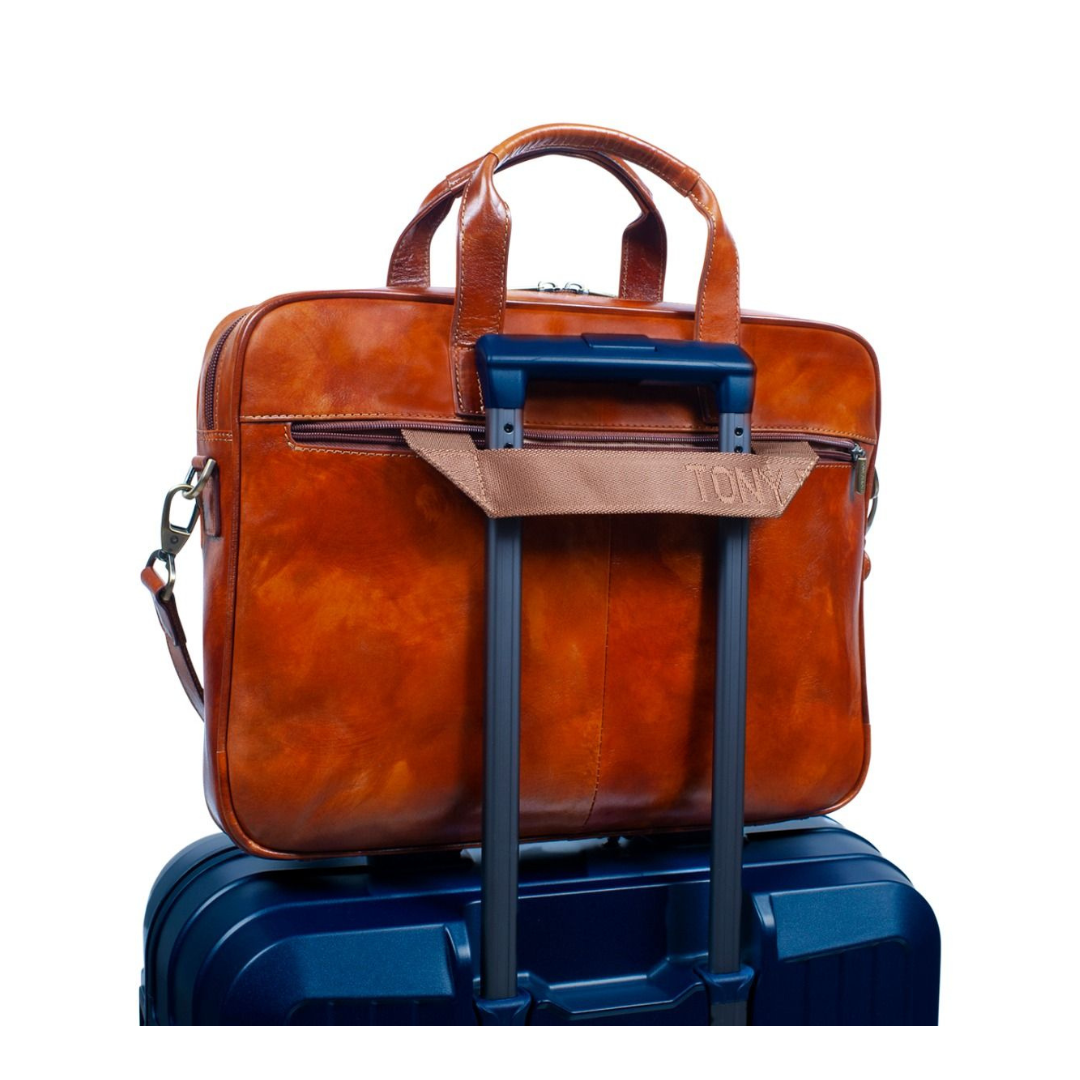 Tony Perotti Van Gogh Datorväska 15" Cognac