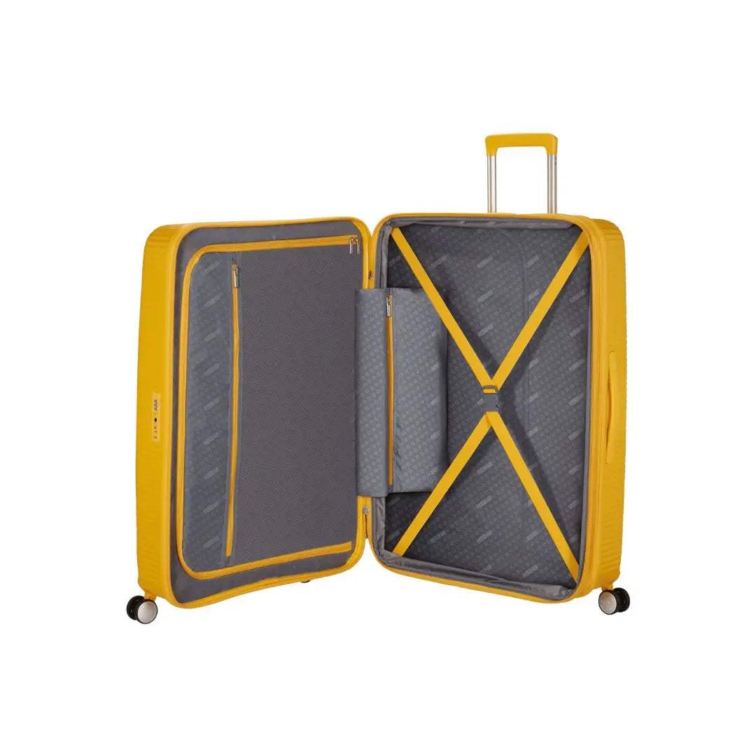 American Tourister Soundbox - Guld/Gul XL Resväska 80cm