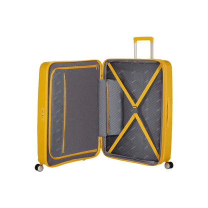 American Tourister Soundbox - Guld/Gul XL Resväska 80cm