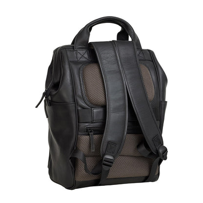 New Rebels Obsidian Tremont Ryggsäck i Läder – Svart
