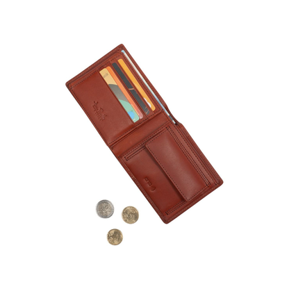 Tony Perotti Croco Leather Billfold Plånbok 12 cm Cognac