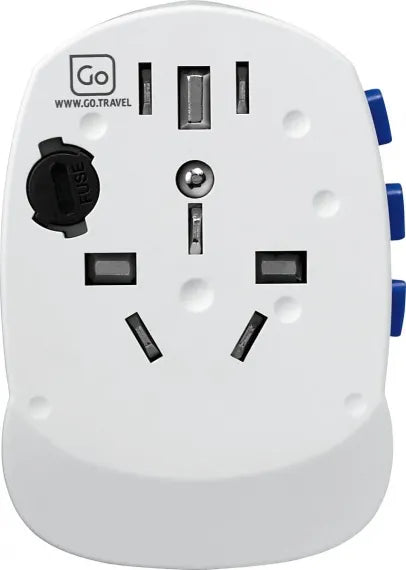 Go Travel Worldwide USB-A & C Reseadapter