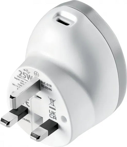 Go Travel EU/UK USB-C Reseadapter