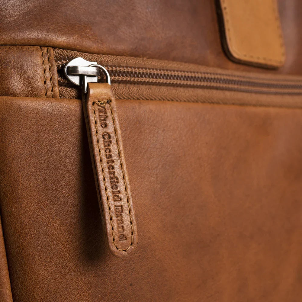 The Chesterfield Brand Seth – Datorportfölj 15" – Cognac