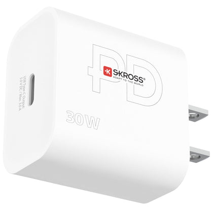 SKROSS - Reseladdare USA/Japan m.fl. USB-C PD 30W Ojordad