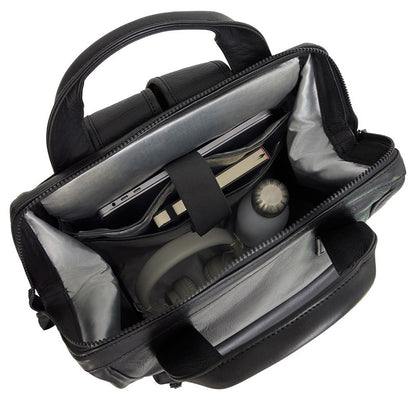 New Rebels Obsidian Tremont Ryggsäck i Läder – Svart