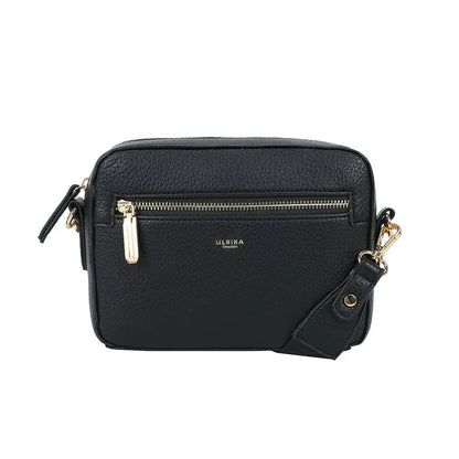 Ulrika Design Bar Zipper - Svart Axelväska 21cm