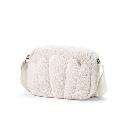 Skötväska Cross Body - White Bouclé