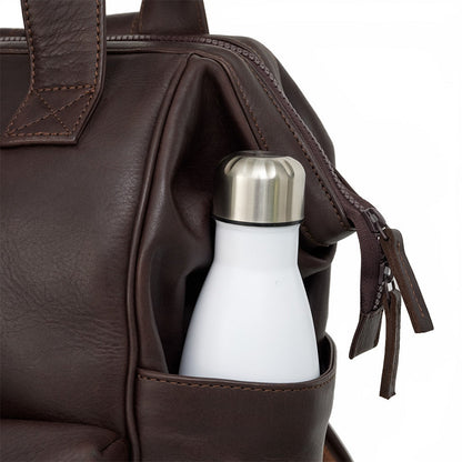 New Rebels Obsidian Tremont Ryggsäck i Läder – Brun
