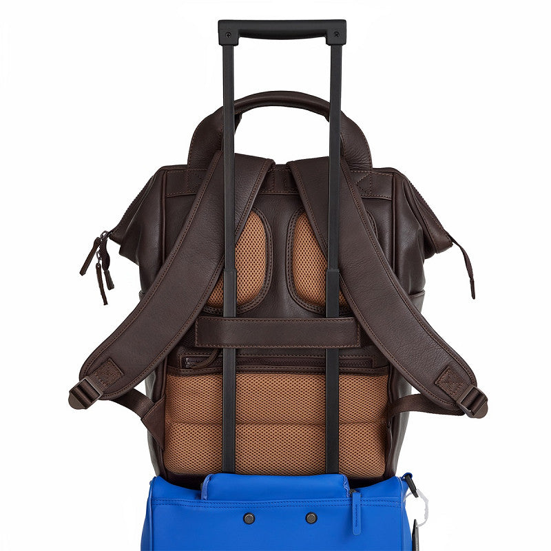 New Rebels Obsidian Tremont Ryggsäck i Läder – Brun