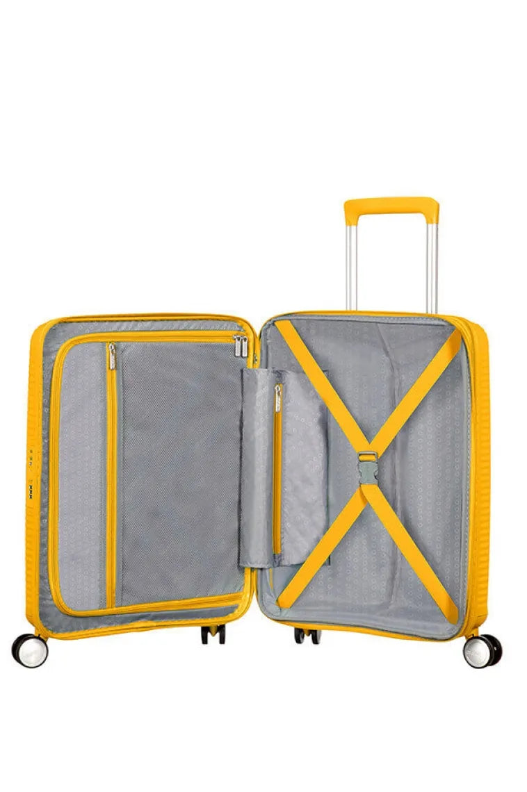 American Tourister Soundbox - Guld/Gul Kabinväska 55cm