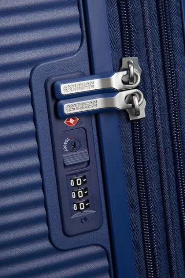 American Tourister Soundbox - Navy Kabinväska 55cm