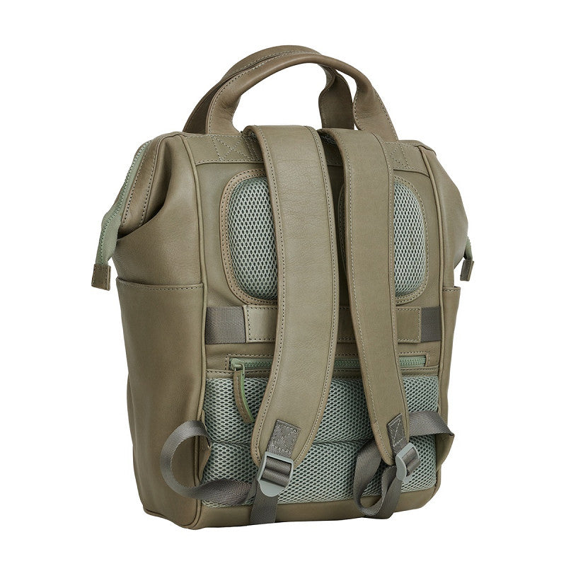 New Rebels Obsidian Tremont Ryggsäck i Läder – Grön
