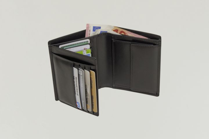 Jost Aarhus plånbok 12,5 cm – svart