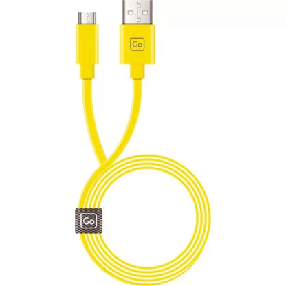 Go Travel Micro USB Connector Kabel 2M - Gul